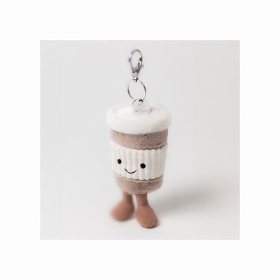 Jellycat Amuseables Coffee-To-Go Dije Para Bolso | IPNE-37469